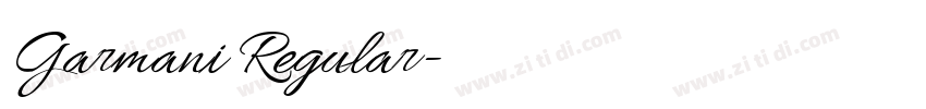 Garmani Regular字体转换 Garmani Regular字体转换